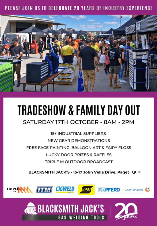 Blacksmith Jacks Trade Show Family Day Out 17 Oct 2026