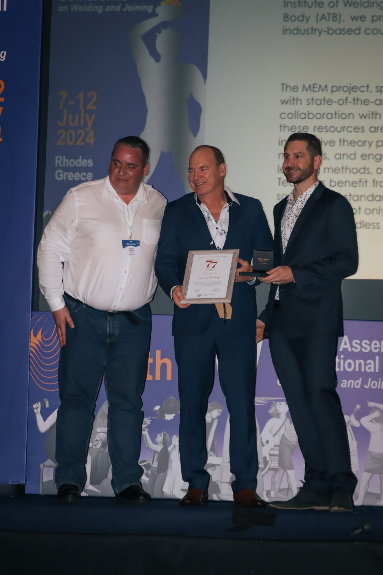 Weld Australia Wins Top Global Technical Training Award