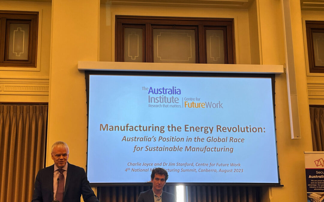 New Report Reveals: Australia at Risk of Exclusion from Renewable Manufacturing Boom