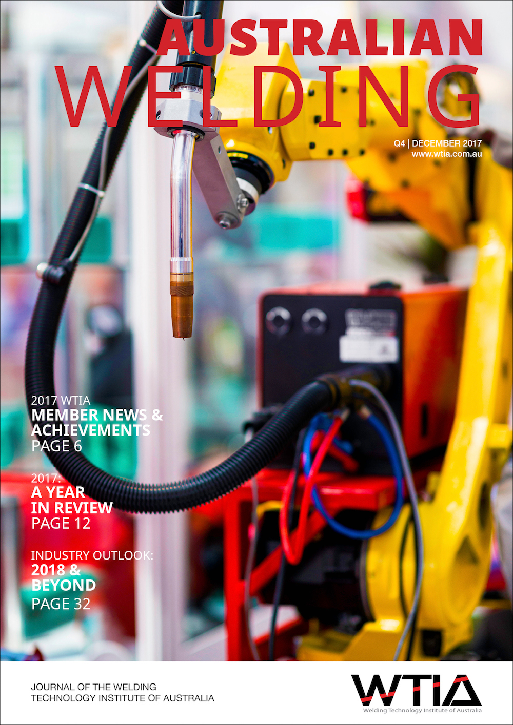 Australian Welding - Dec 2017 - COVER