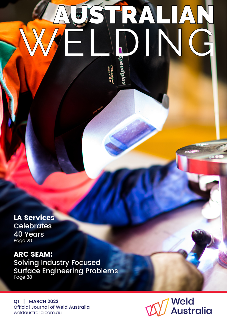 Australian Welding - March 2022 - COVER
