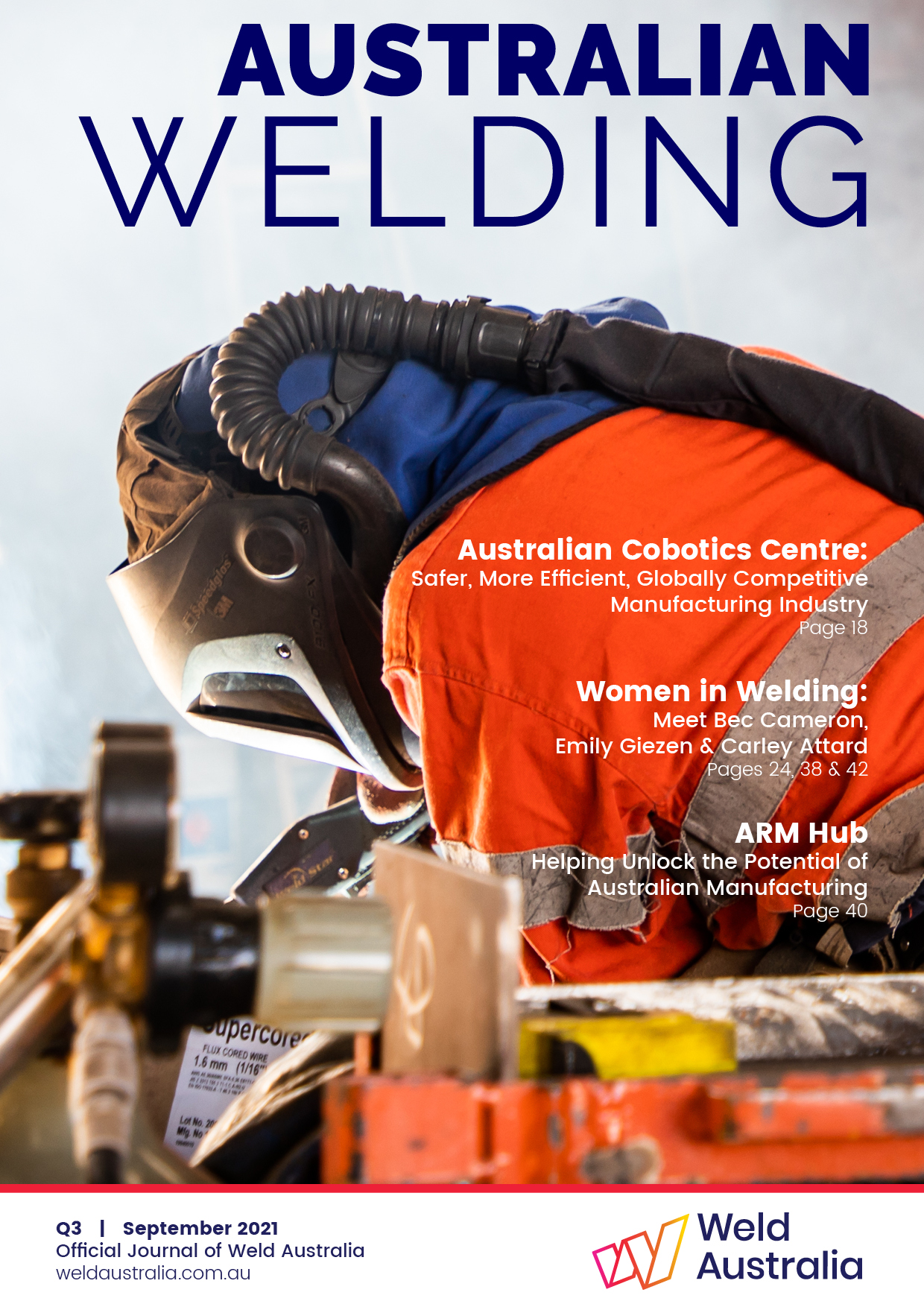 Australian Welding - September 2021 - COVER