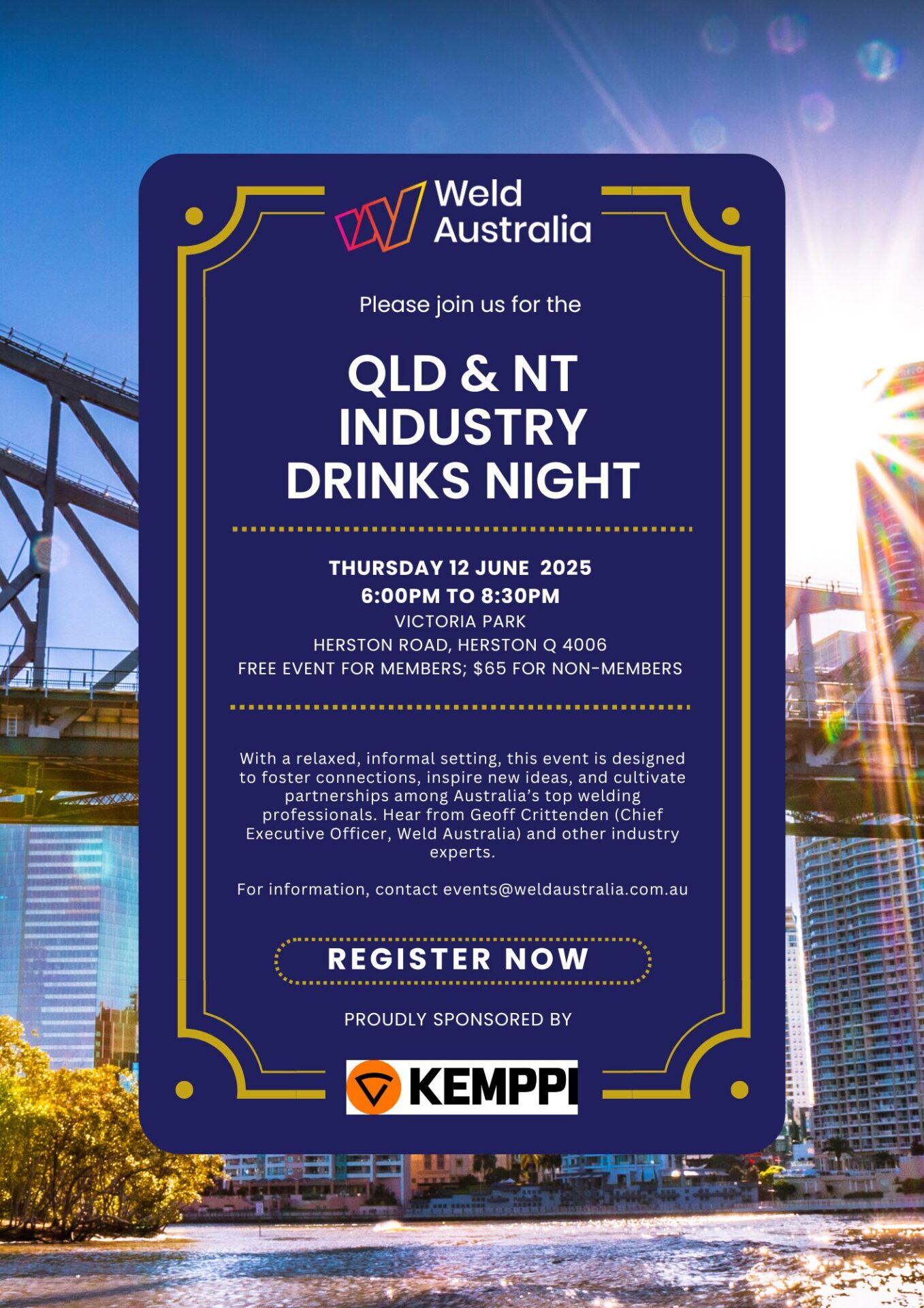 QLD & NT Industry Drinks Event Invitation 2025