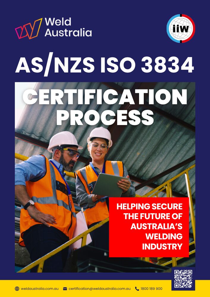 Weld Australia - 3834 - Certification Process Cover