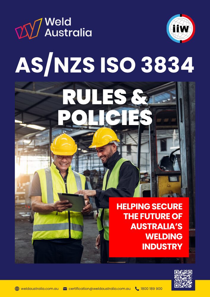 Weld Australia - 3834 - Rules & Policies Cover